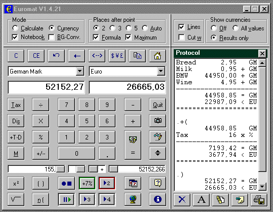 Euromat Screenshot